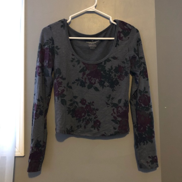 American Eagle Long sleeve crop top - Picture 1 of 1